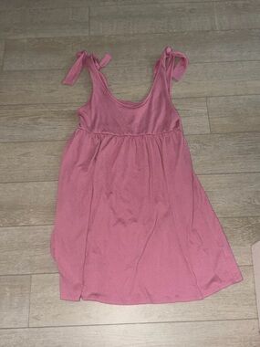 wild fable Pink Tie-Shoulder Sundress